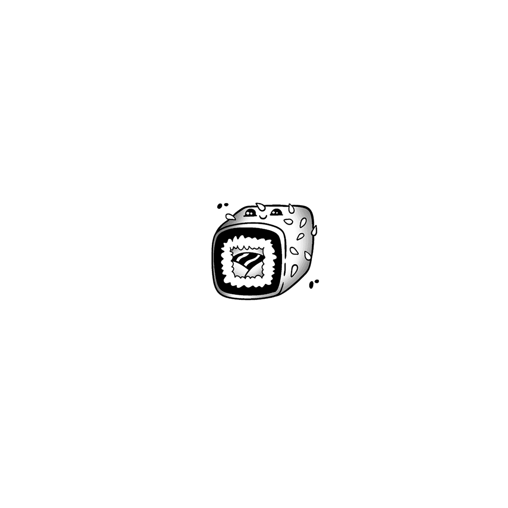 Flash tattoo Sushi Kawai 11
