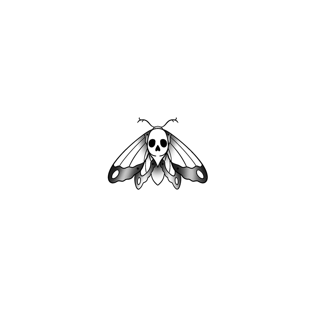 Flash tattoo Papillons Halloween 7