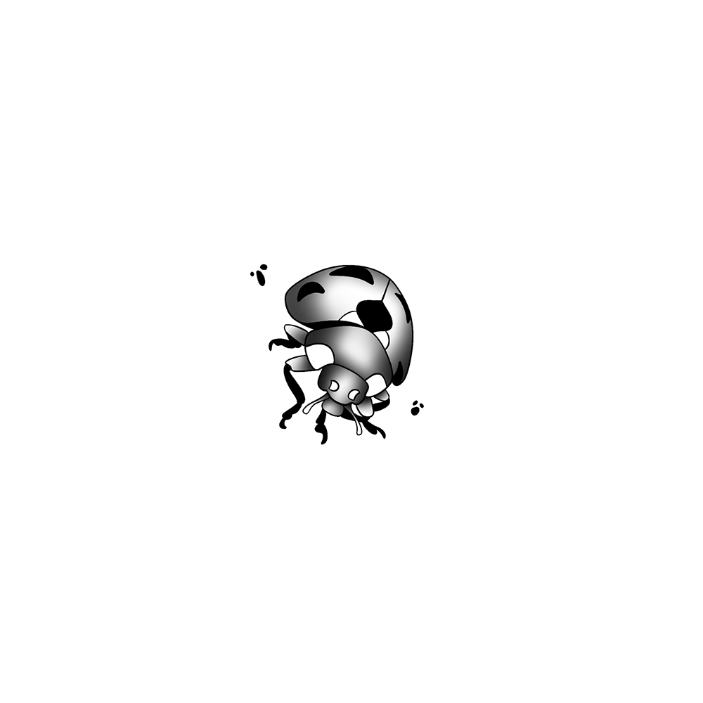 Flash tattoo Coccinelle 1
