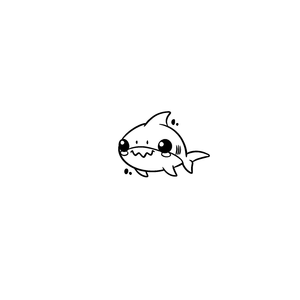 Flash tattoo Requin