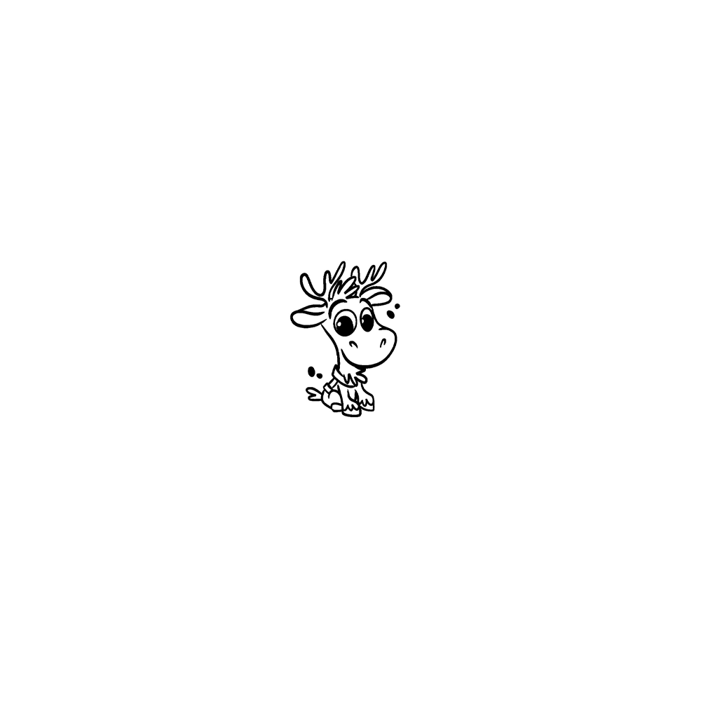 Flash tattoo Girafe 2
