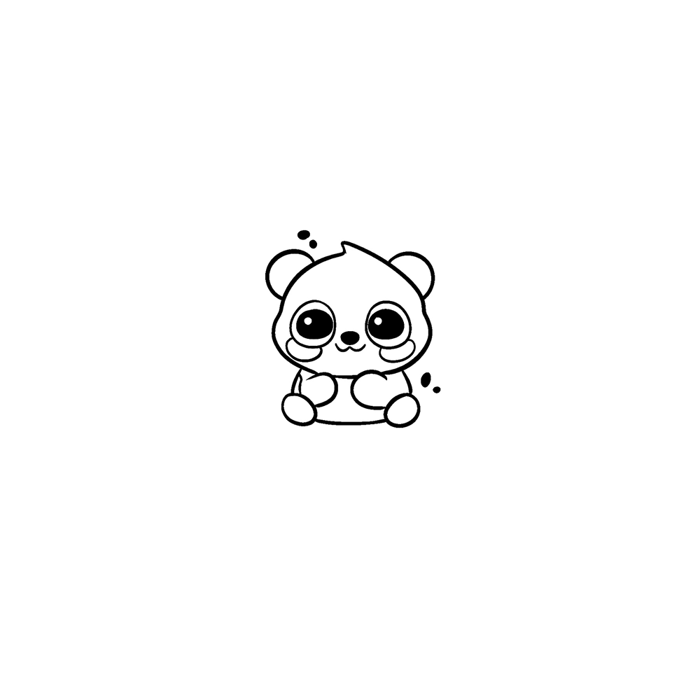 Flash tattoo Panda