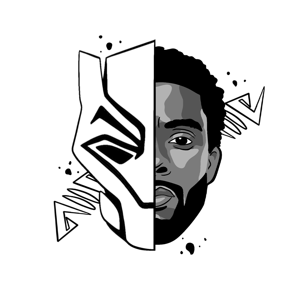 Flash tattoo Black Panther