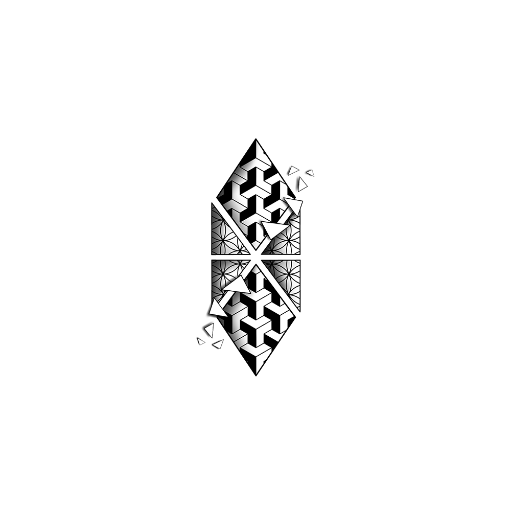 Flash tattoo Geometrie 2