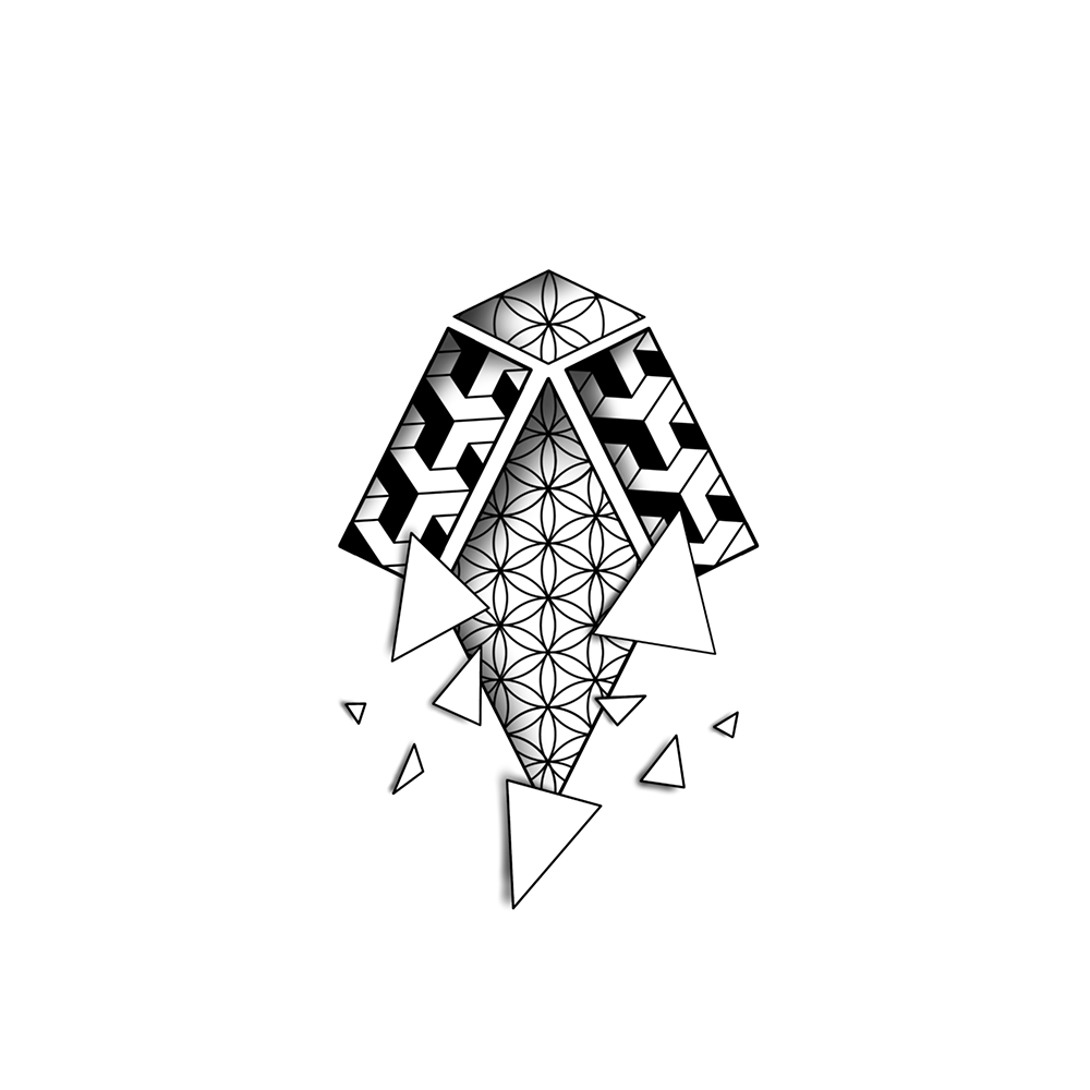 Flash tattoo Geometrie 5