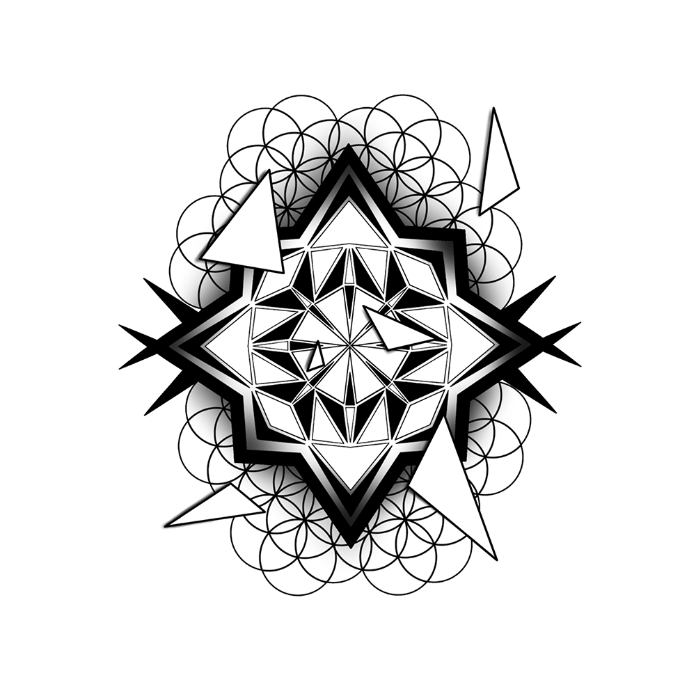 Flash tattoo Geometrie 6