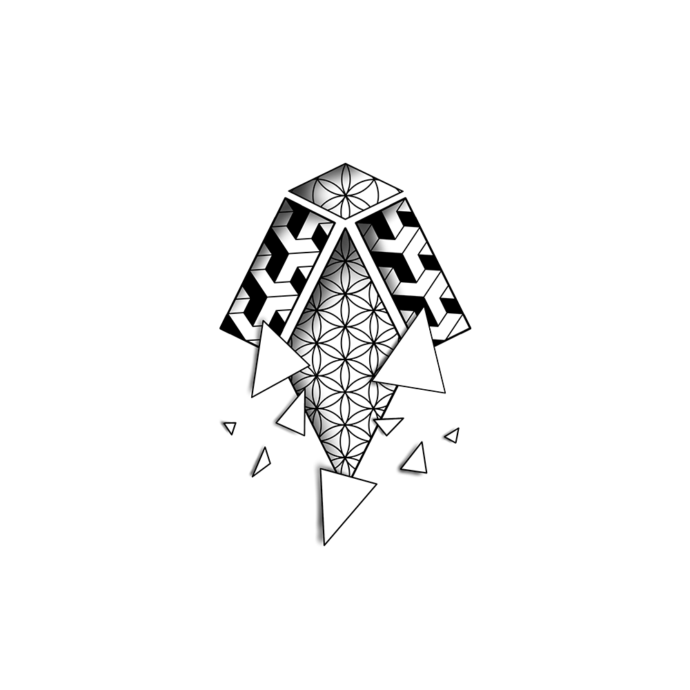 Flash tattoo Geometrie 1