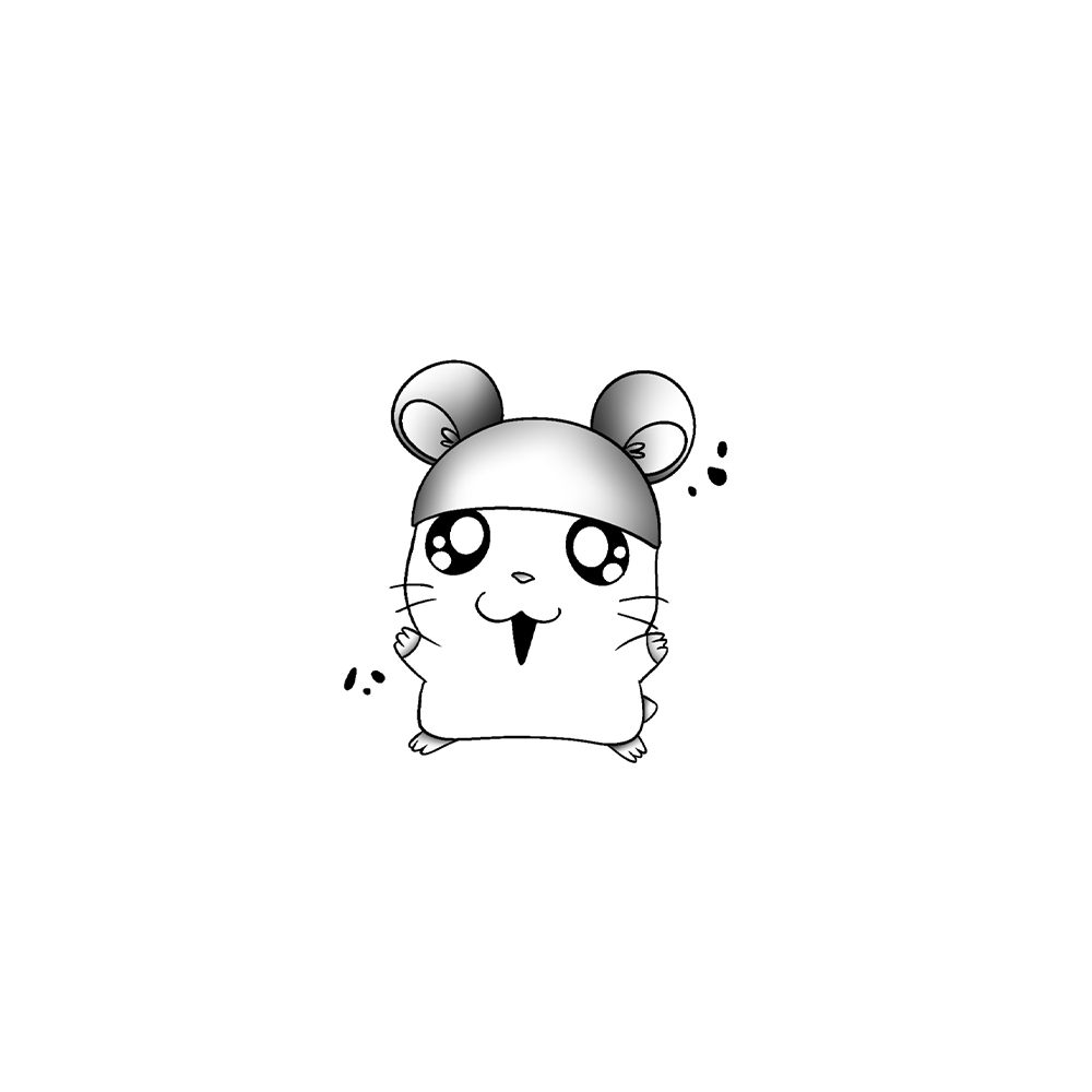 Flash tattoo HAMTARO CHAPO