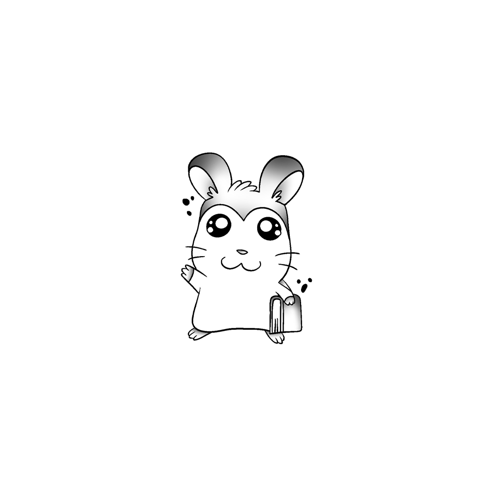 Flash tattoo HAMTARO LIBRIUS