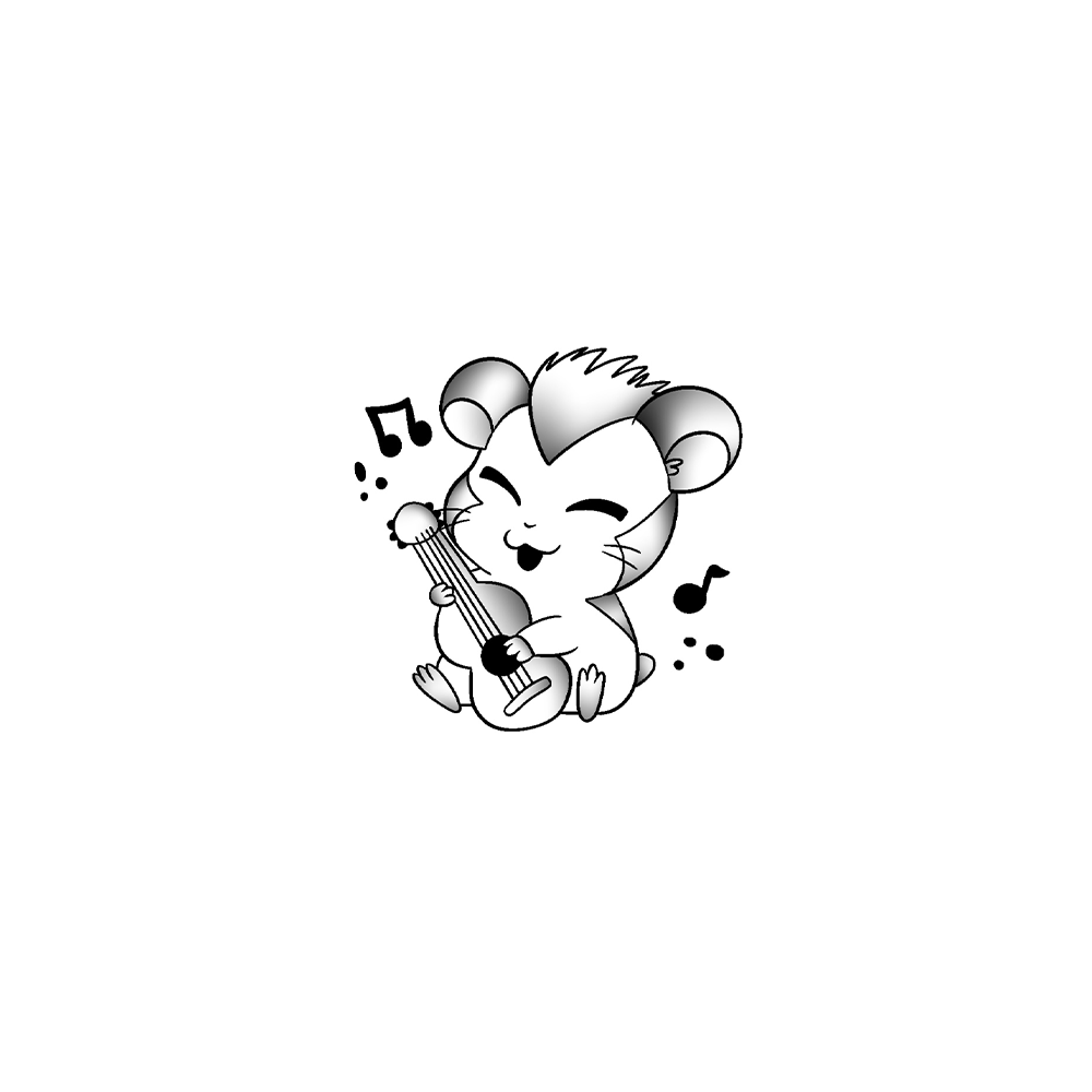 Flash tattoo HAMTARO BABOS