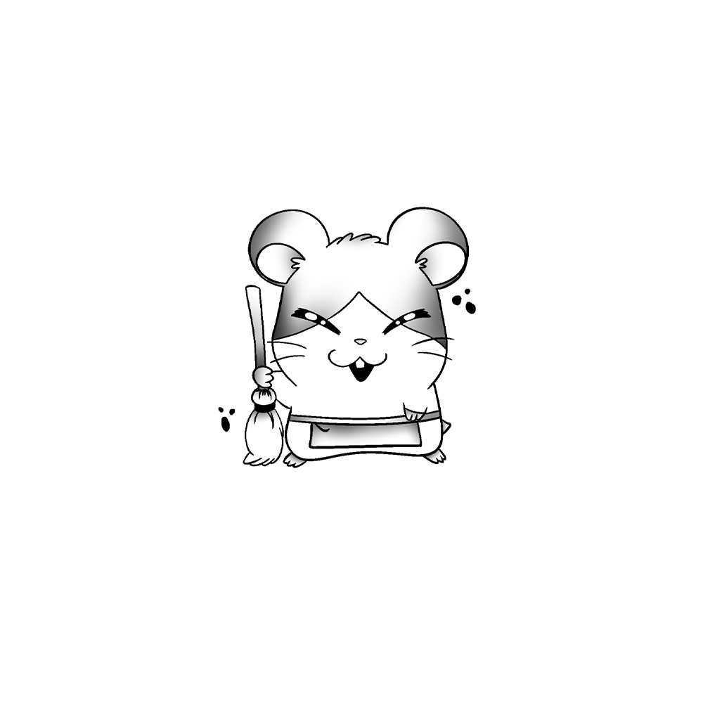 Flash tattoo HAMTARO TOPLA