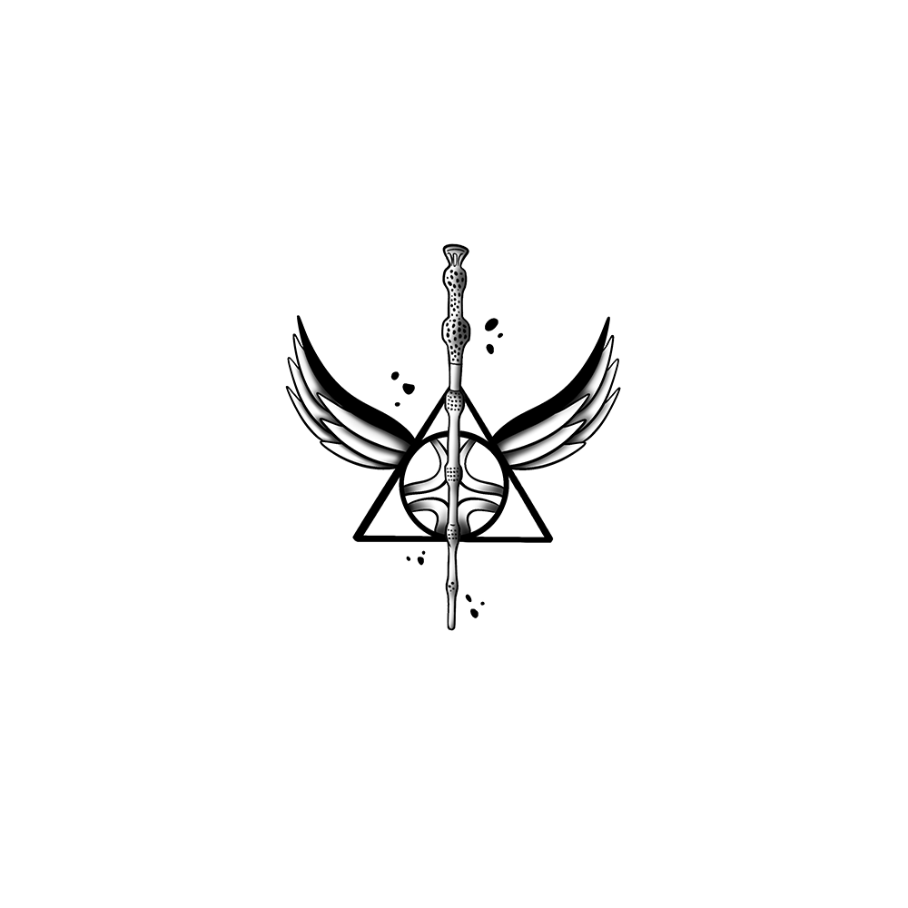 Flash tattoo Harry Potter