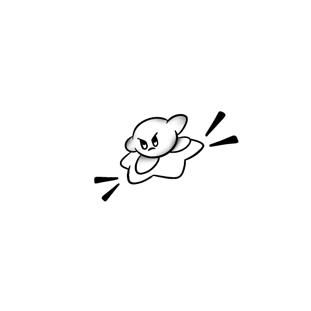 Flash tattoo Kirby 11