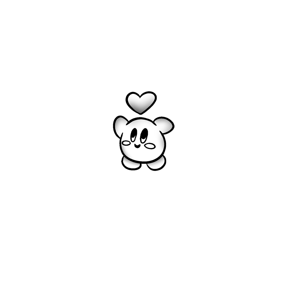 Flash tattoo Kirby 3