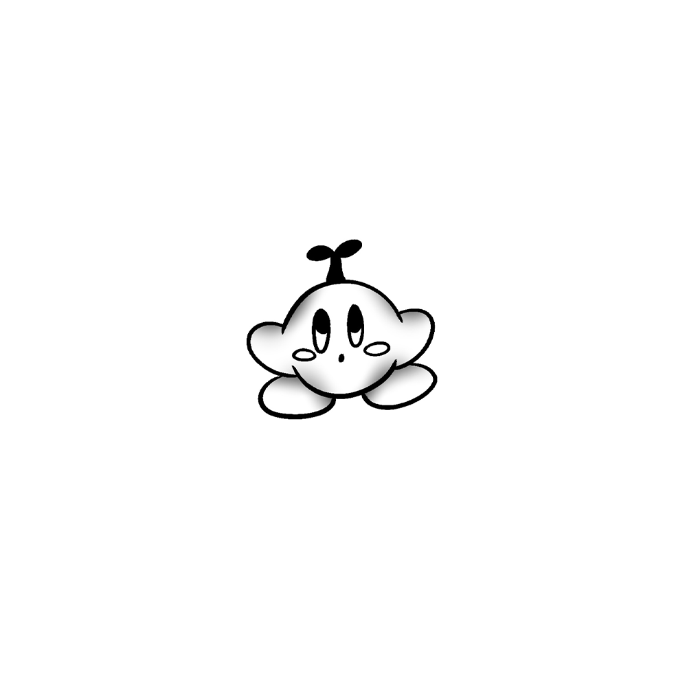 Flash tattoo Kirby 5