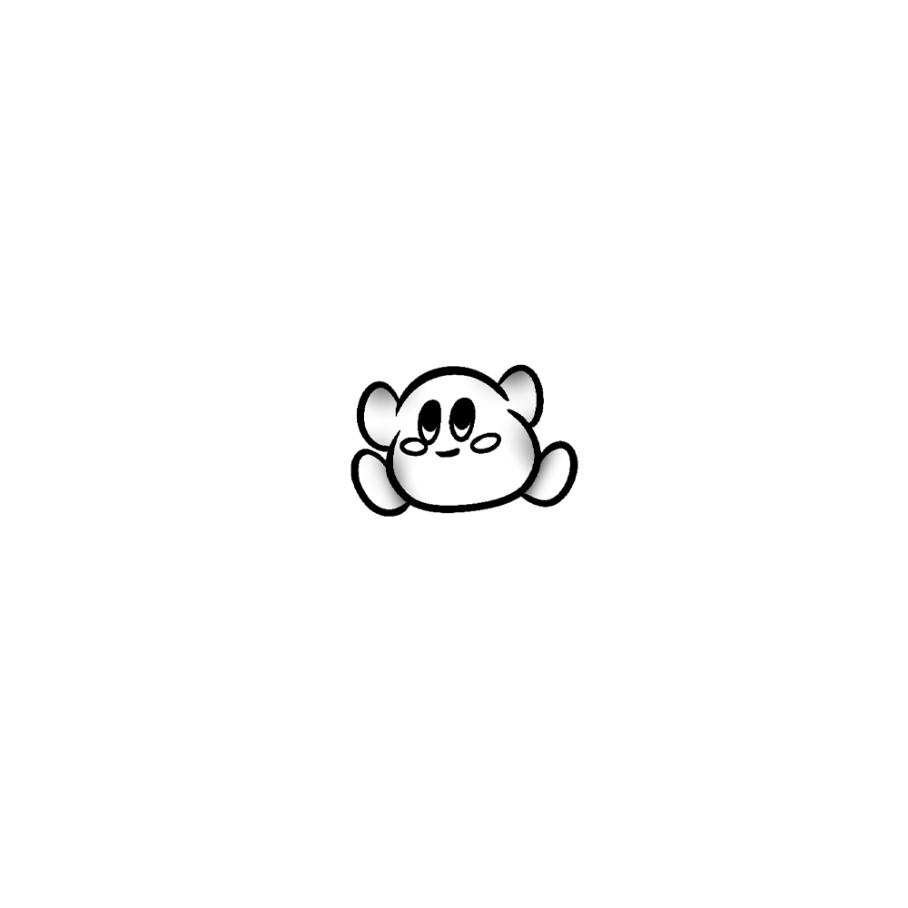 Flash tattoo Kirby 8