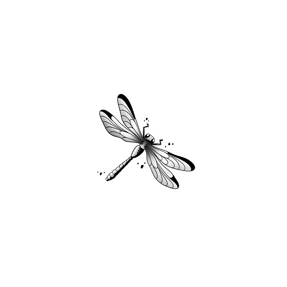Flash tattoo Libellule