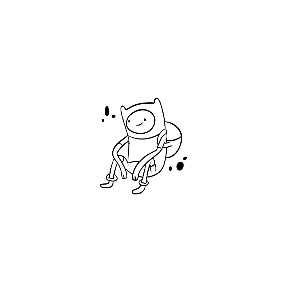 Flash tattoo Finn L'Humain