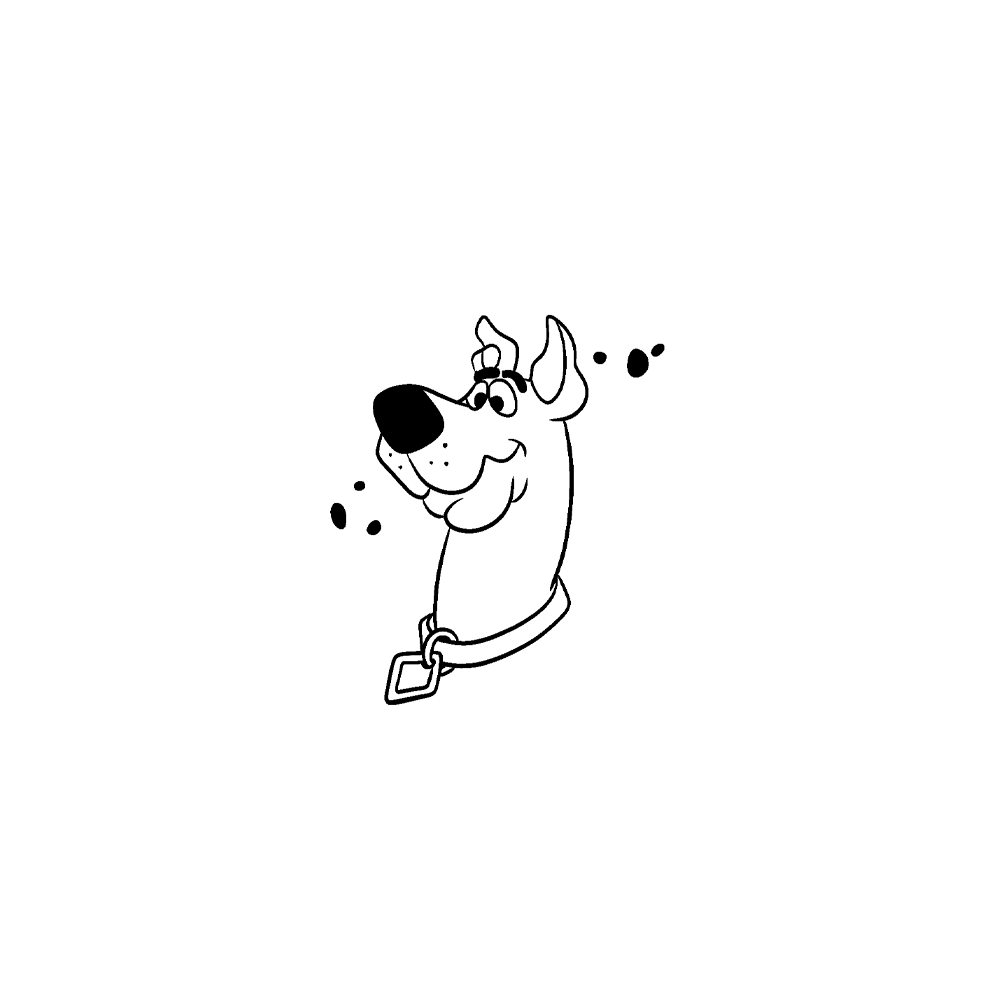 Flash tattoo Scooby-dou