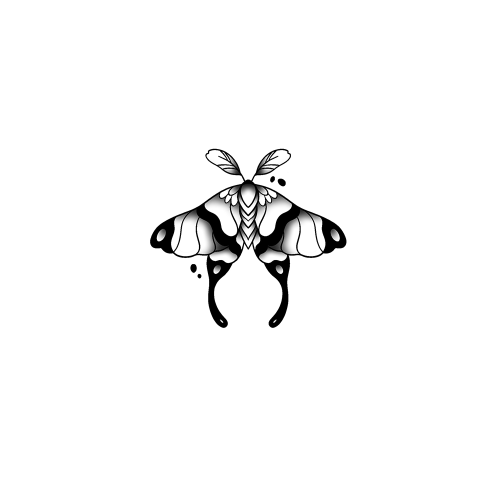 Flash tattoo Papillon 54