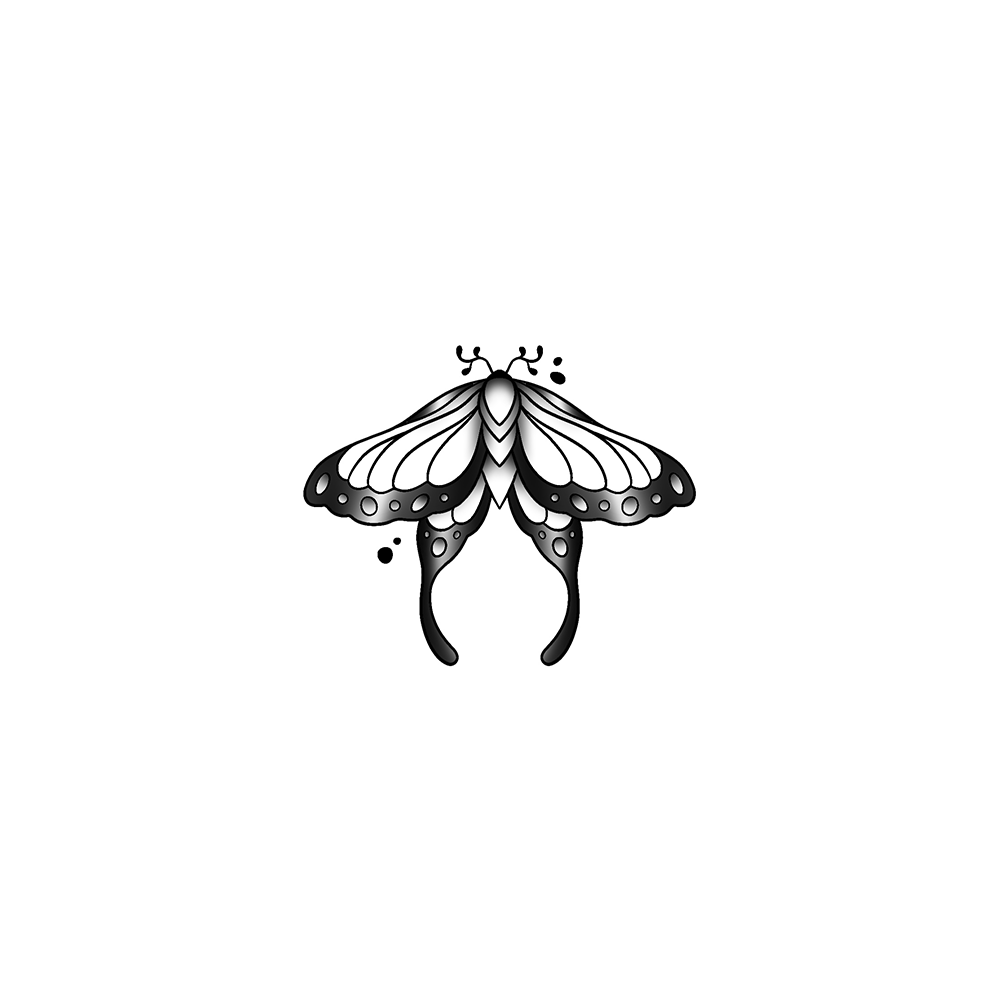 Flash tattoo Papillon 56