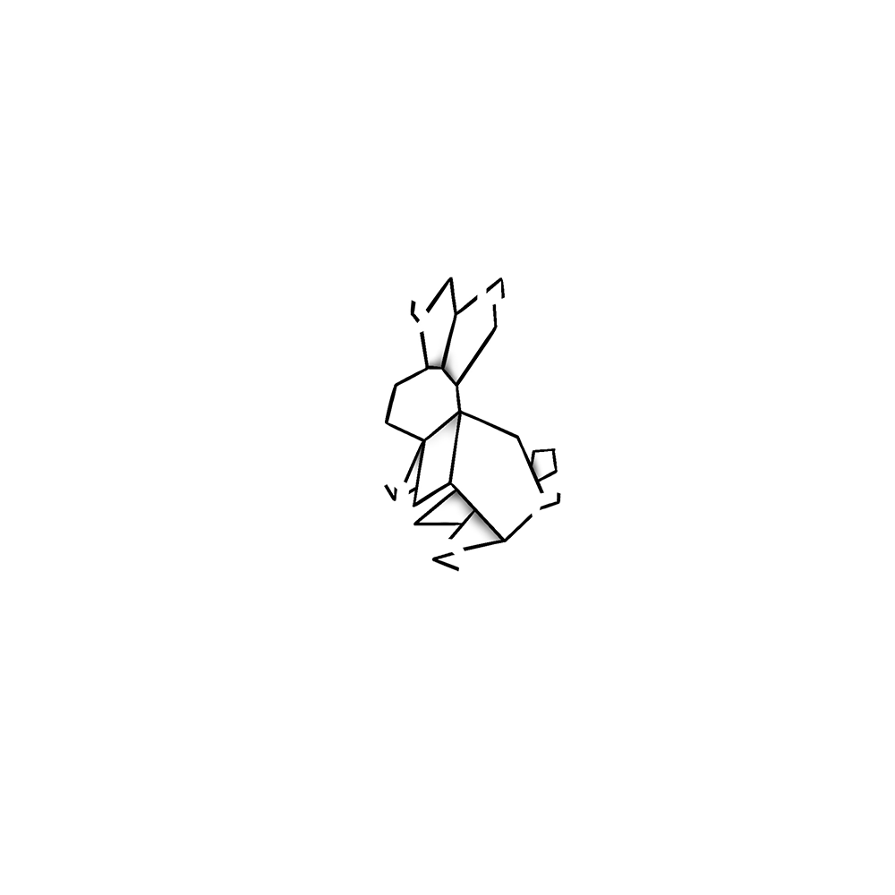 Flash tattoo Lapin