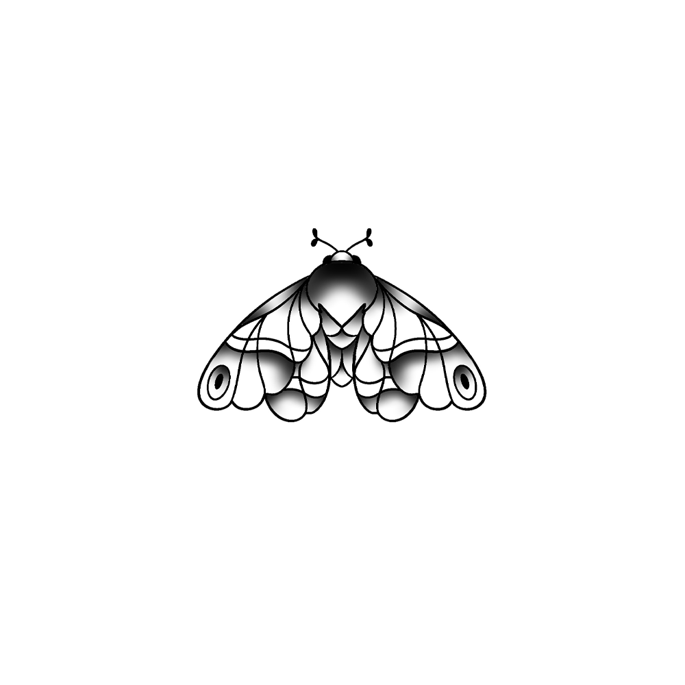 Flash tattoo Papillon 14