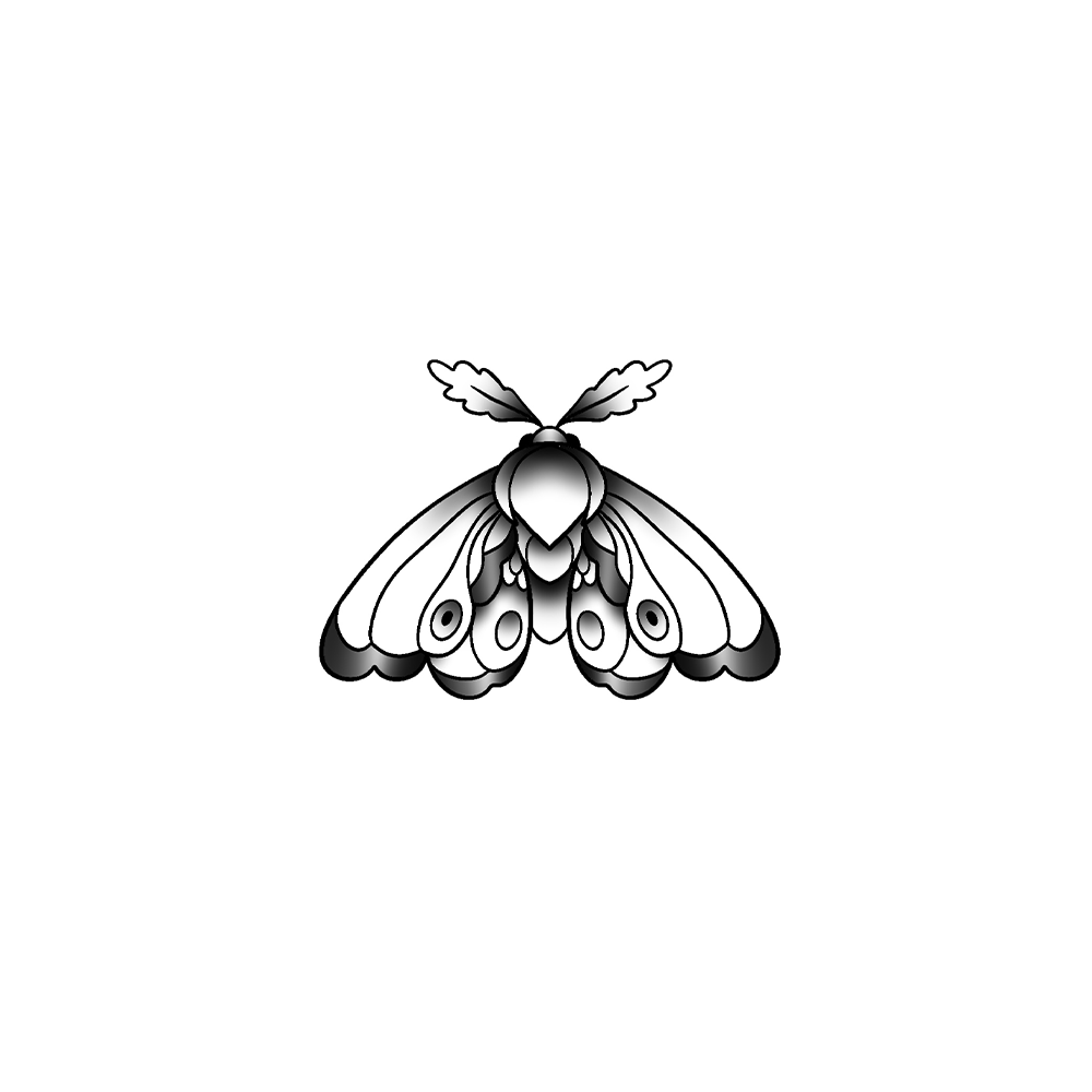 Flash tattoo Papillon 17