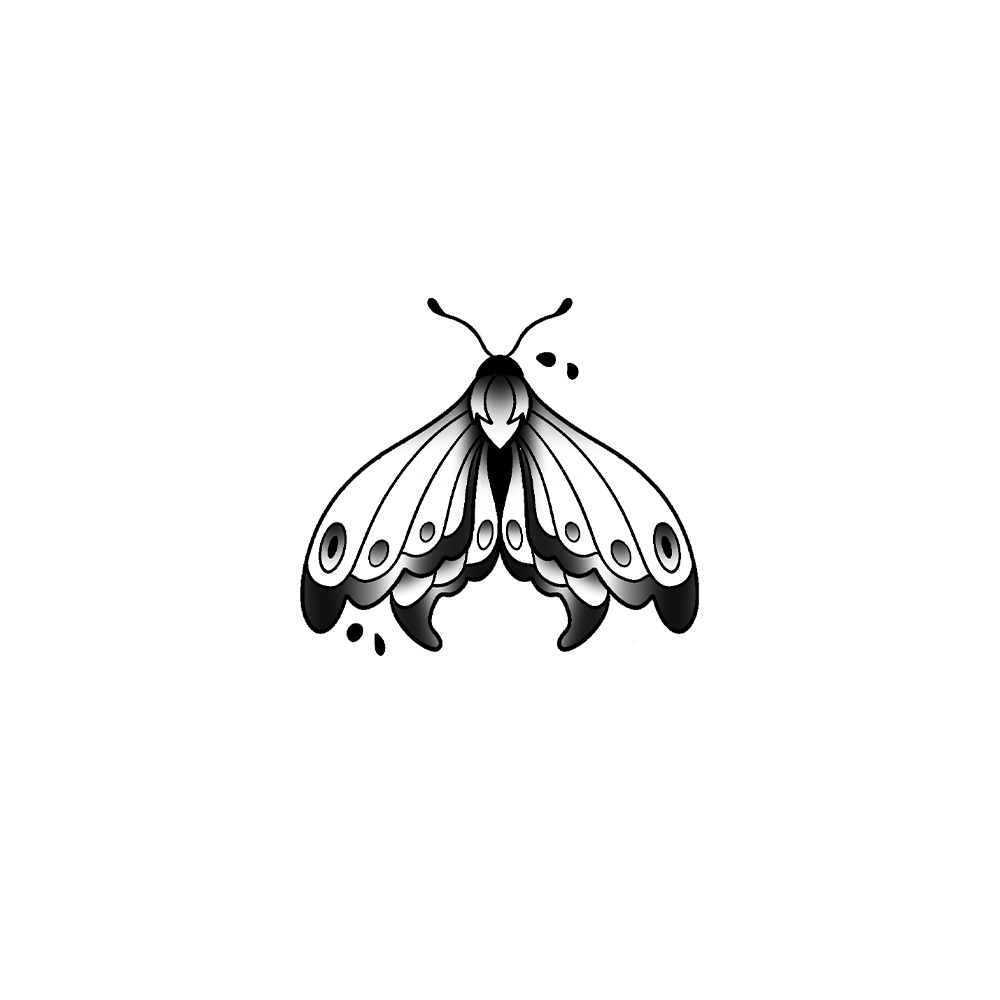 Flash tattoo Papillon 22