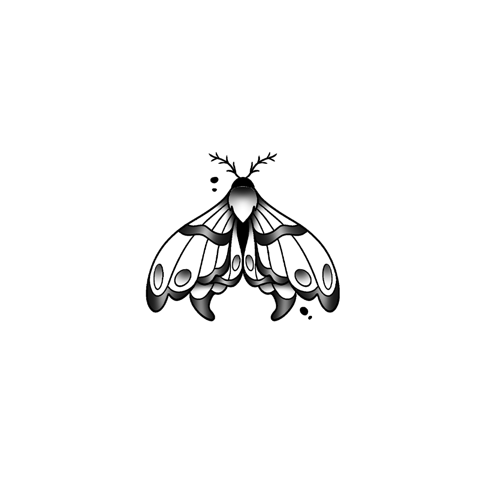 Flash tattoo Papillon 23