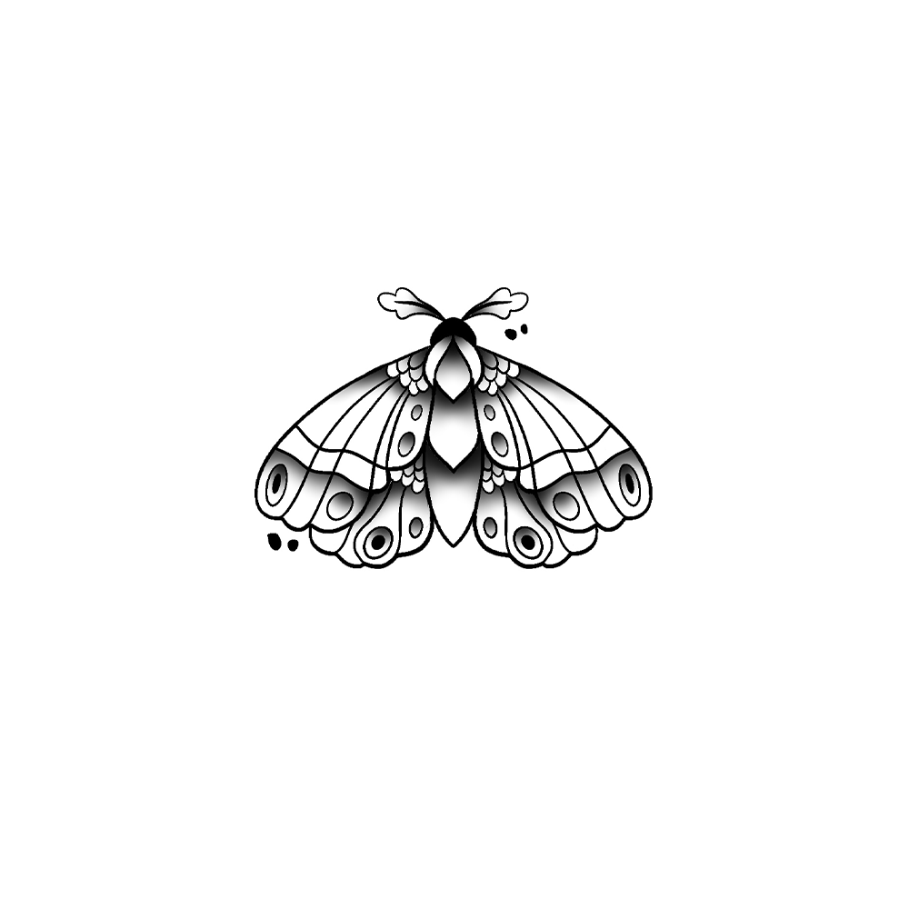 Flash tattoo Papillon 26