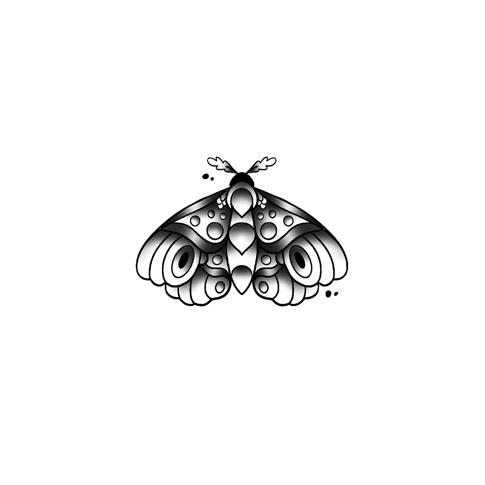 Flash tattoo Papillon 27