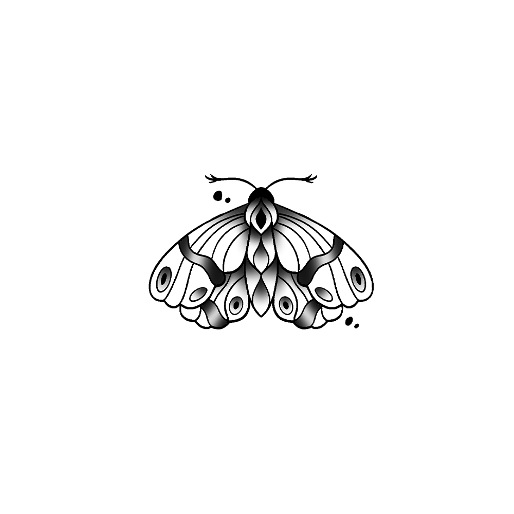Flash tattoo Papillon 29