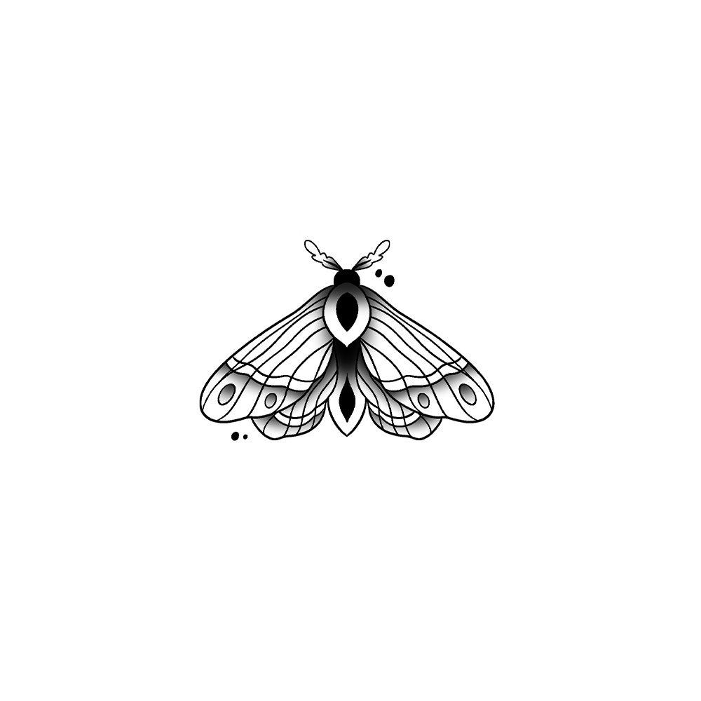 Flash tattoo Papillon 32
