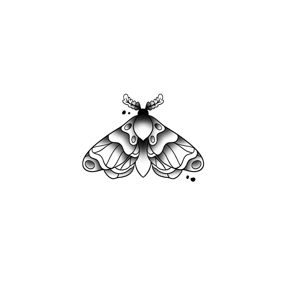 Flash tattoo Papillon 33