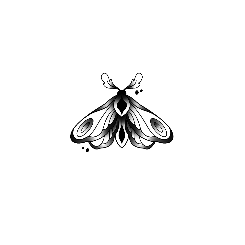 Flash tattoo Papillon 34