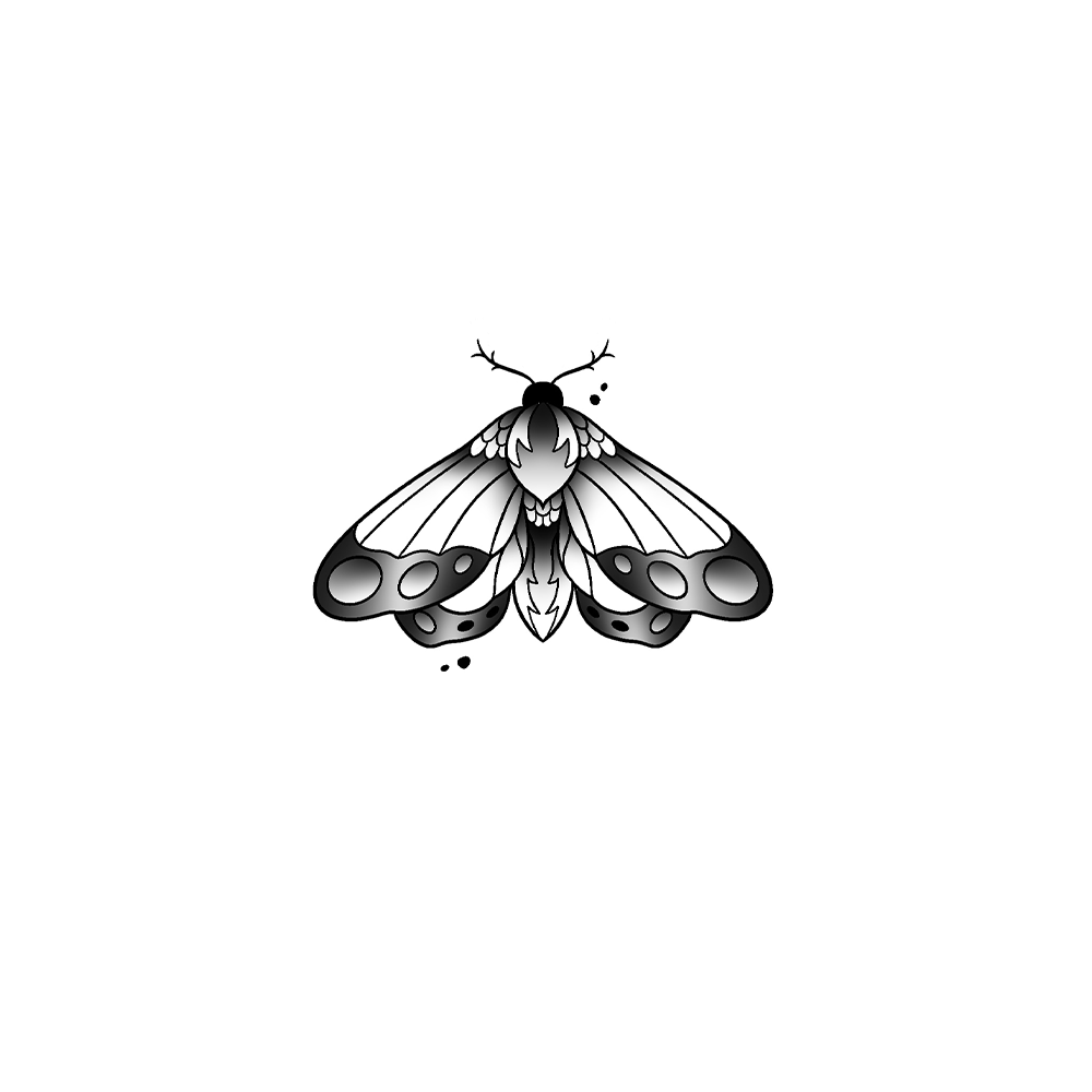 Flash tattoo Papillon 36