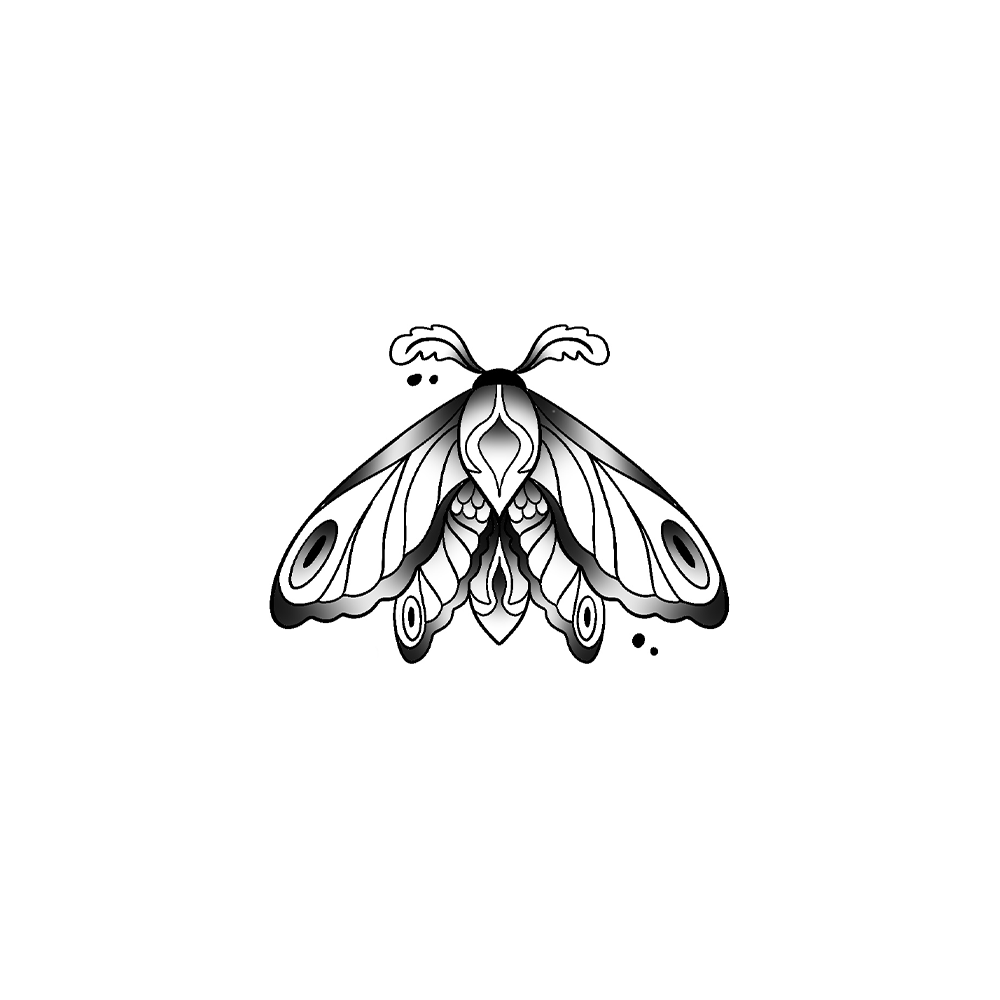 Flash tattoo Papillon 42