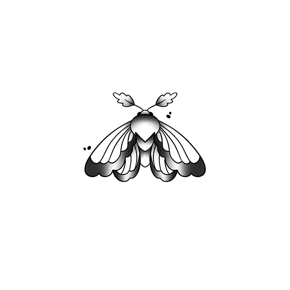 Flash tattoo Papillon 47