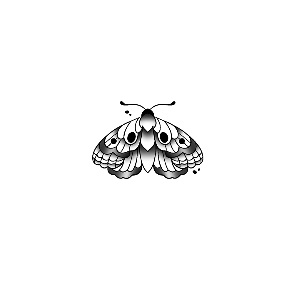Flash tattoo Papillon 48