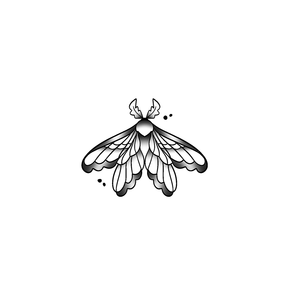 Flash tattoo Papillon 49