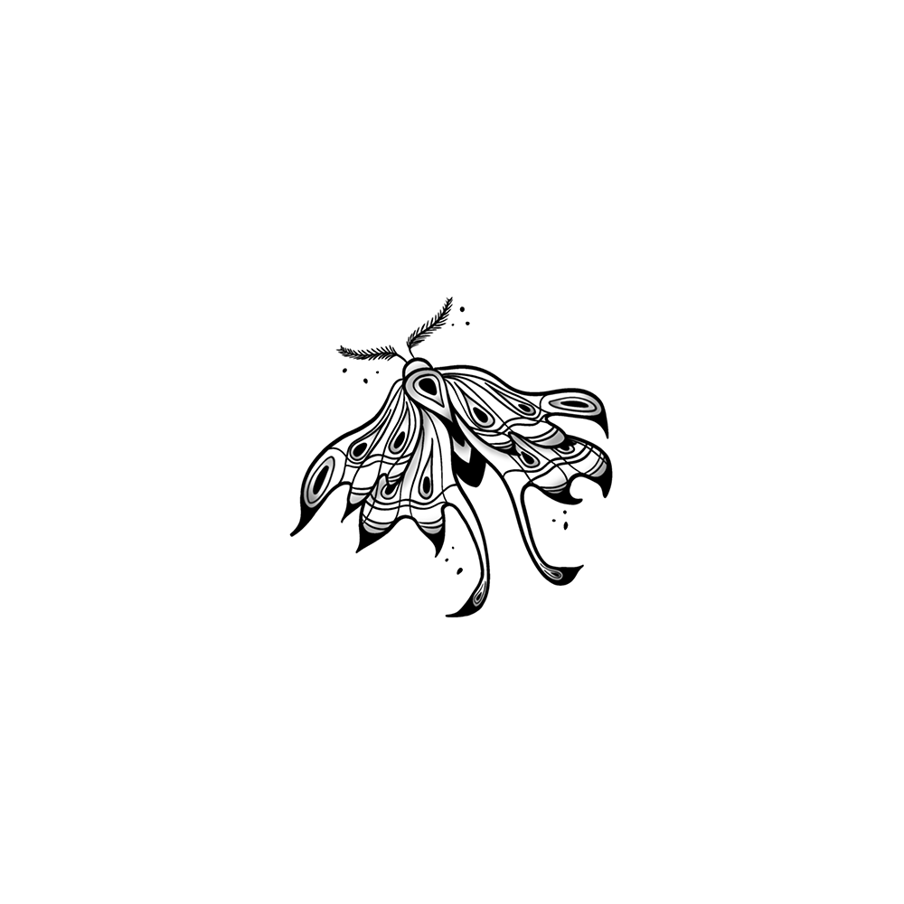 Flash tattoo Grand Papillon 1