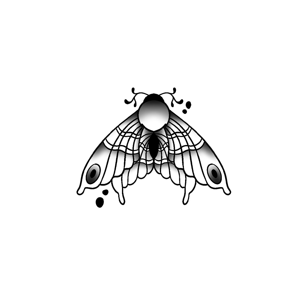 Flash tattoo Papillon 6