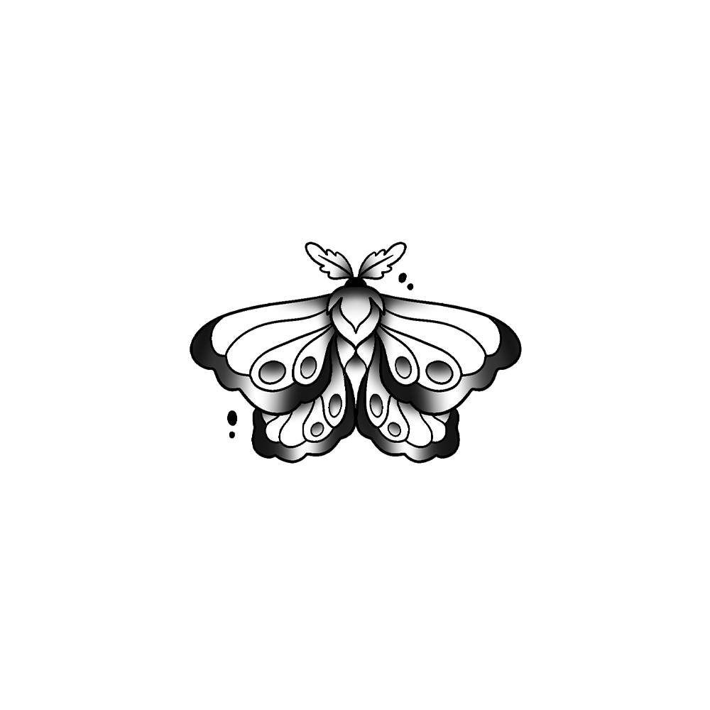 Flash tattoo Papillon 7