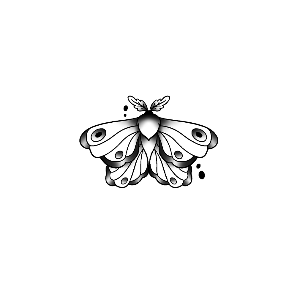 Flash tattoo Papillon 8