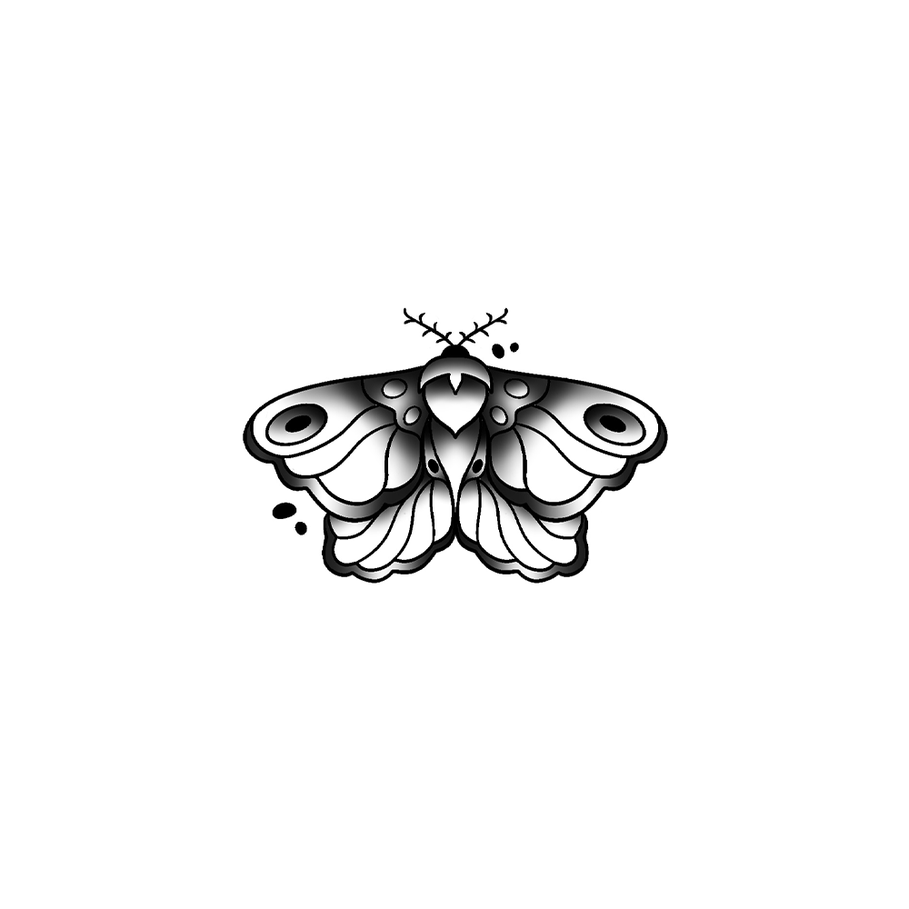 Flash tattoo Papillon 9