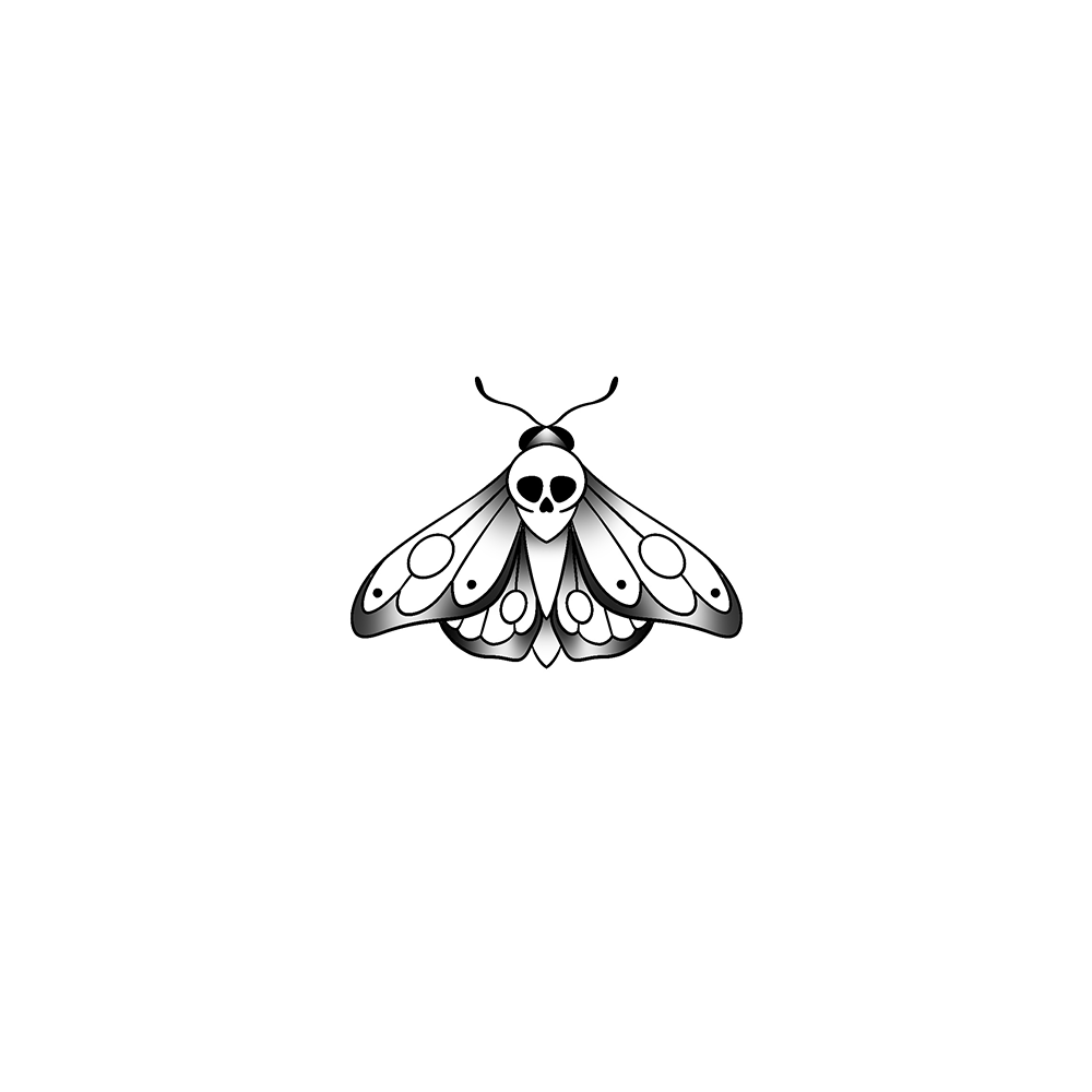 Flash tattoo Papillon Halloween 4