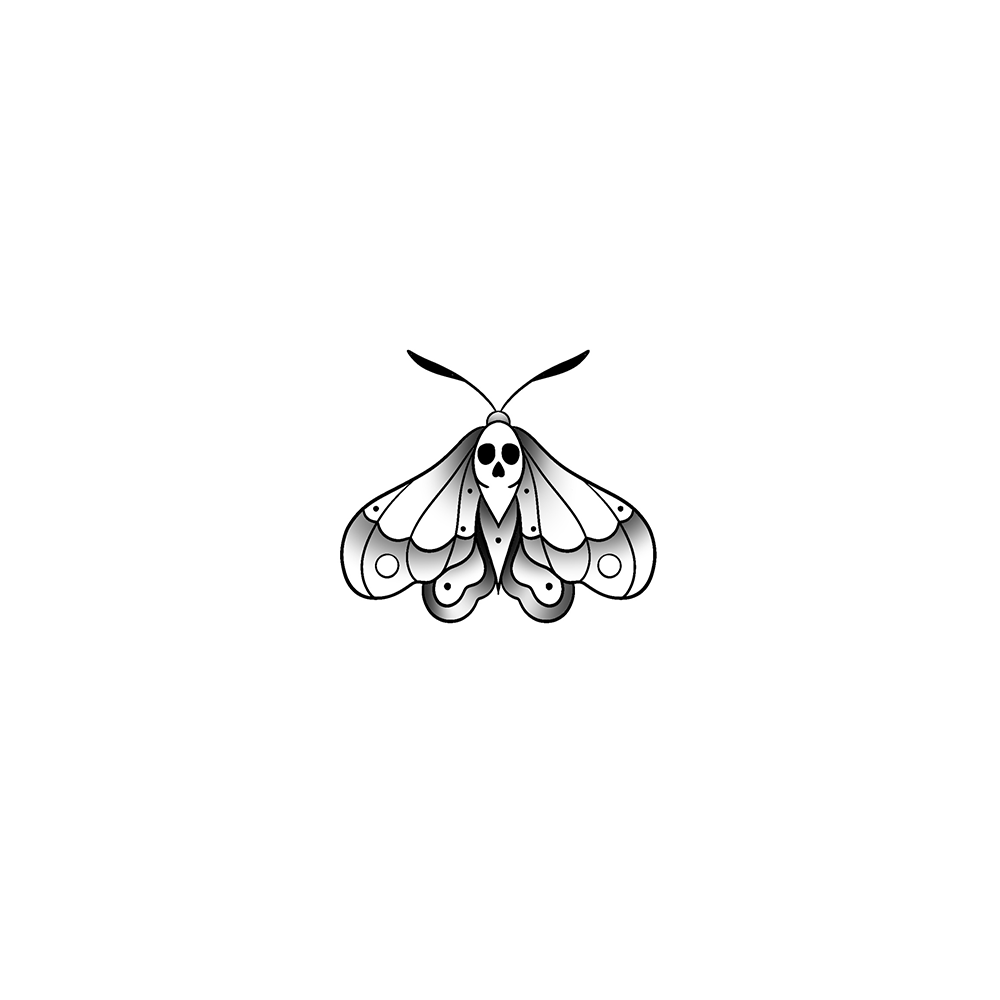 Flash tattoo Papillon Halloween 5