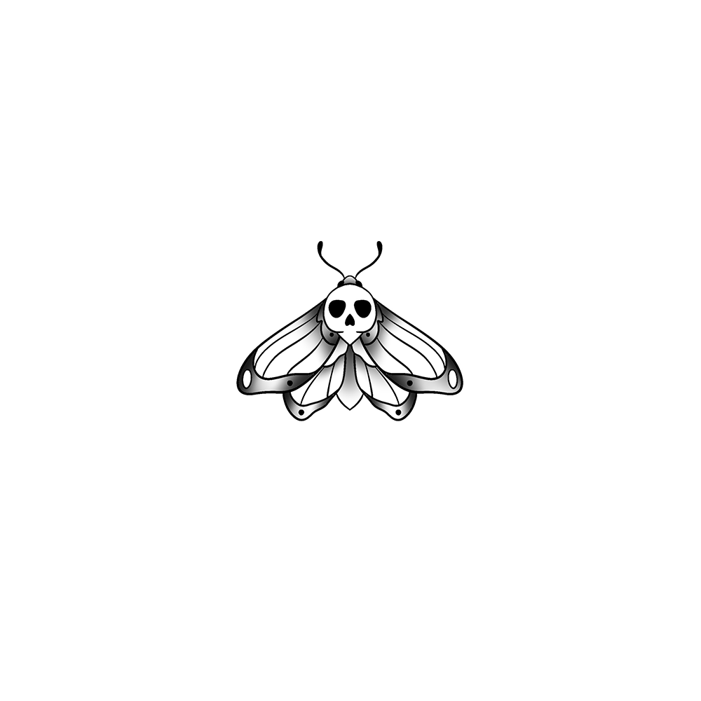 Flash tattoo Papillon Halloween 8
