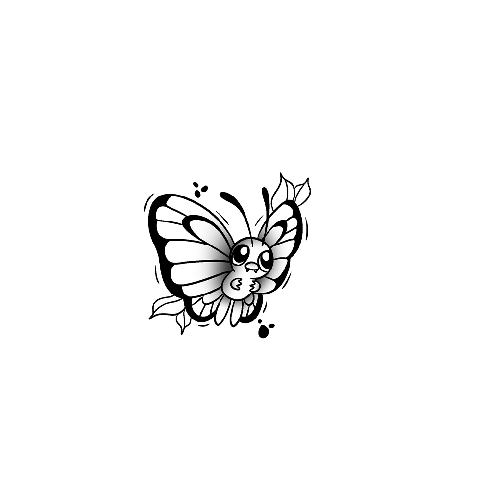 Flash tattoo Papilusion